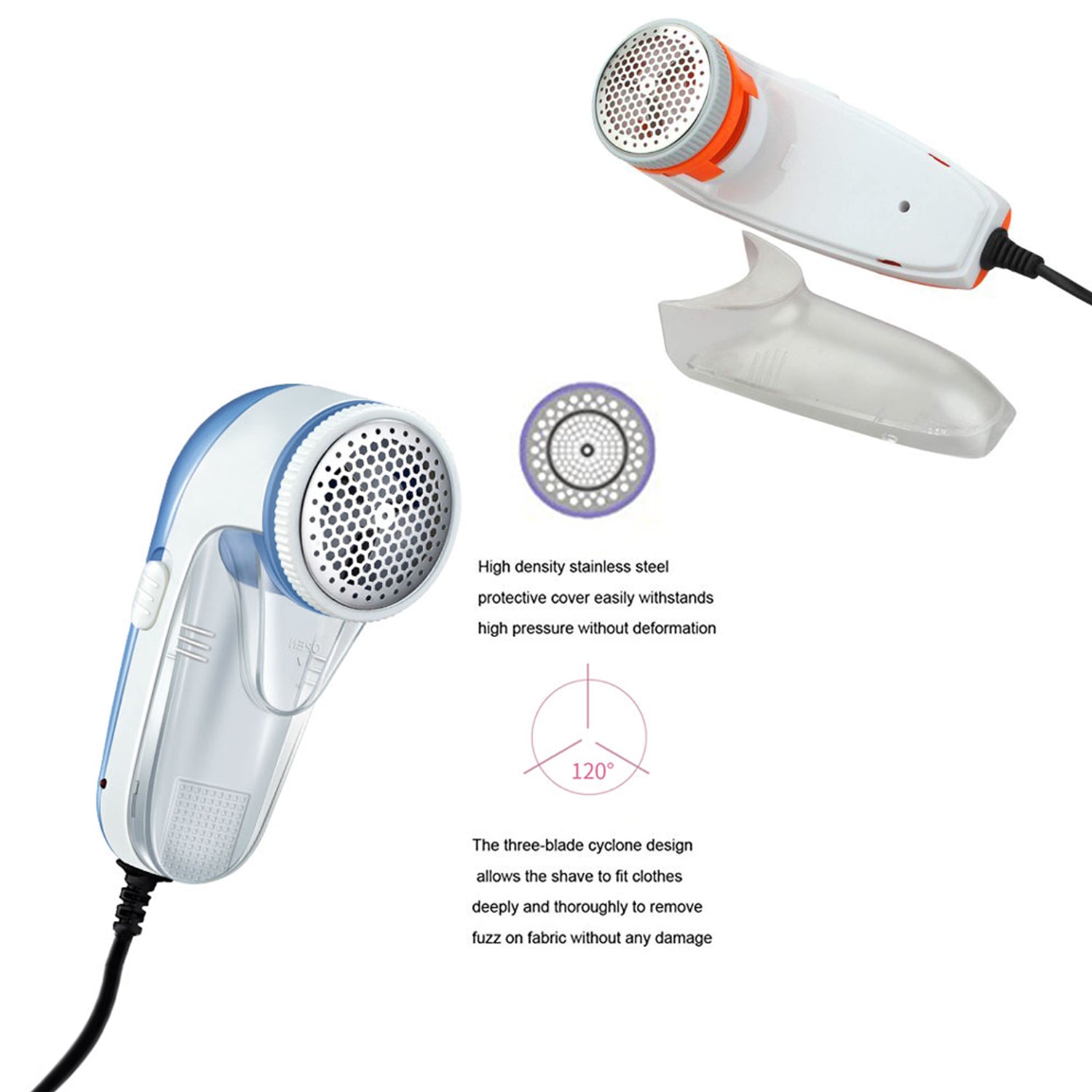 the lint remover's blade and handle, focusing on its functionality the lint remover's blade and handle, focusing on its functionality